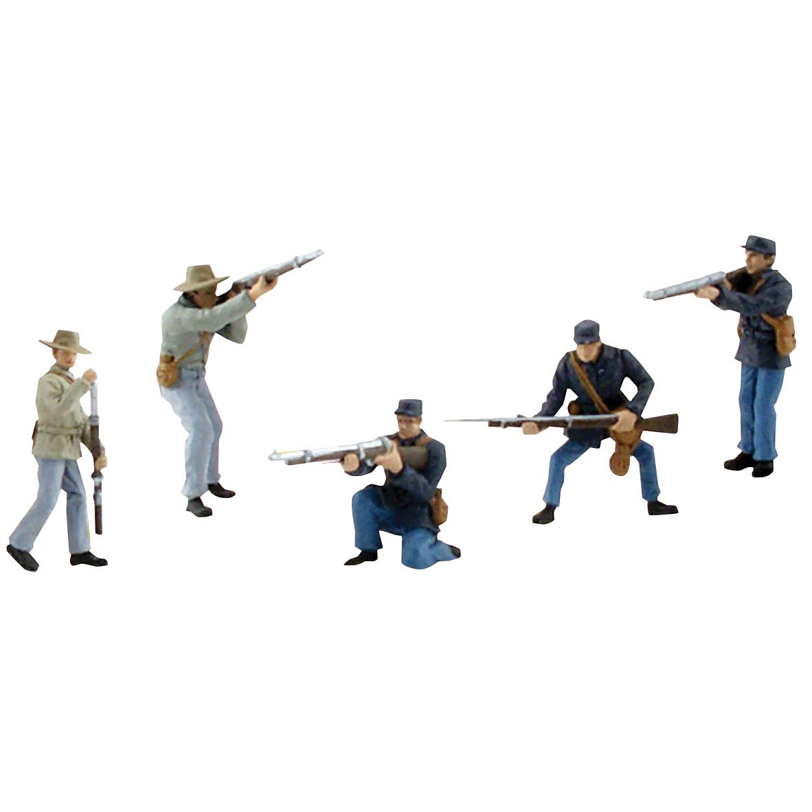 Woodland Scenics Scene-A-Rama Scene Setters Amer Civil War Soldiers WOOSP4445