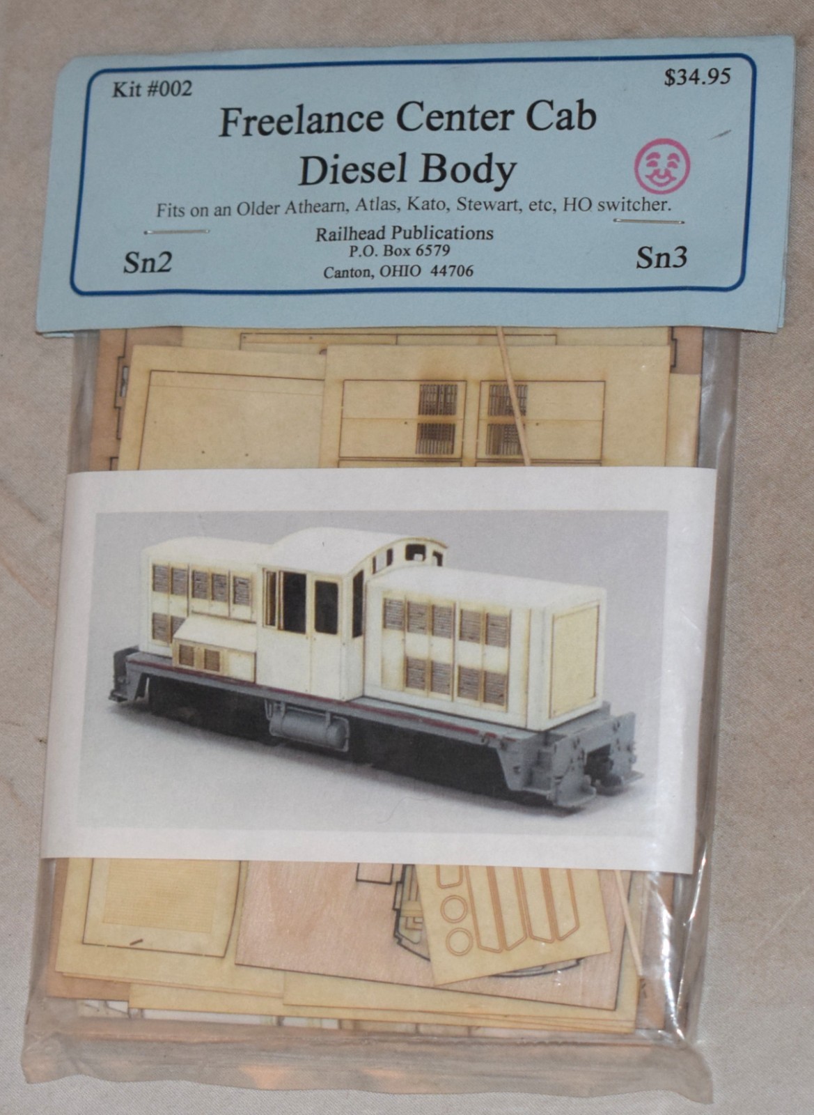 Mount Blue Kit #002 Freelance Center Cab Diesel Body SN2 SN3 Fits HO – NEW