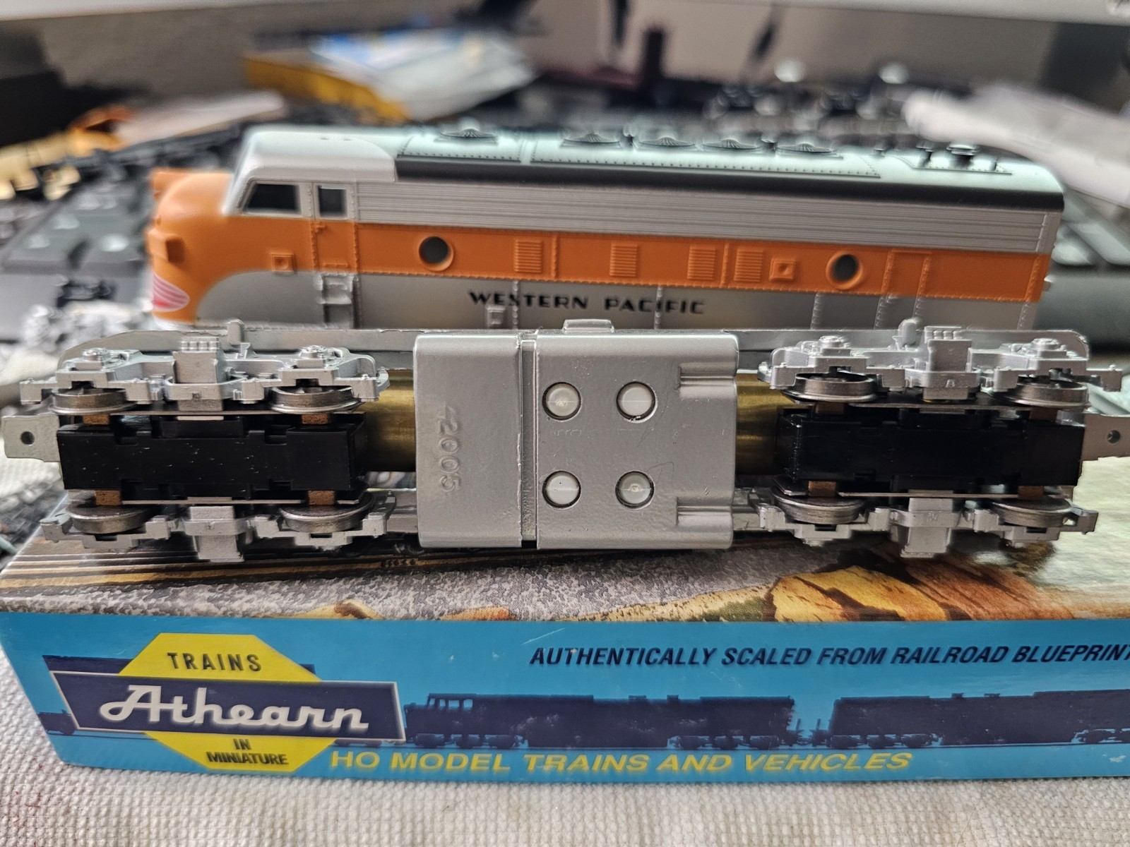 ATHEARN 3249 WESTERN PACIFIC F7A SUPER POWERED Diesel Locomotive C8