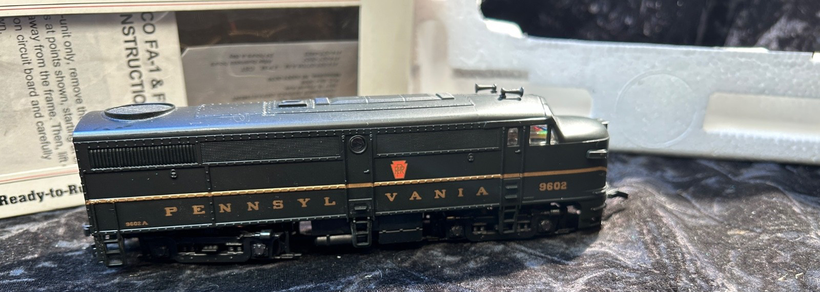 HO Scale ALCO FA 1 Pennsylvania Locomotive #9602 Flywheel (8WD) Drive L2-6, b2