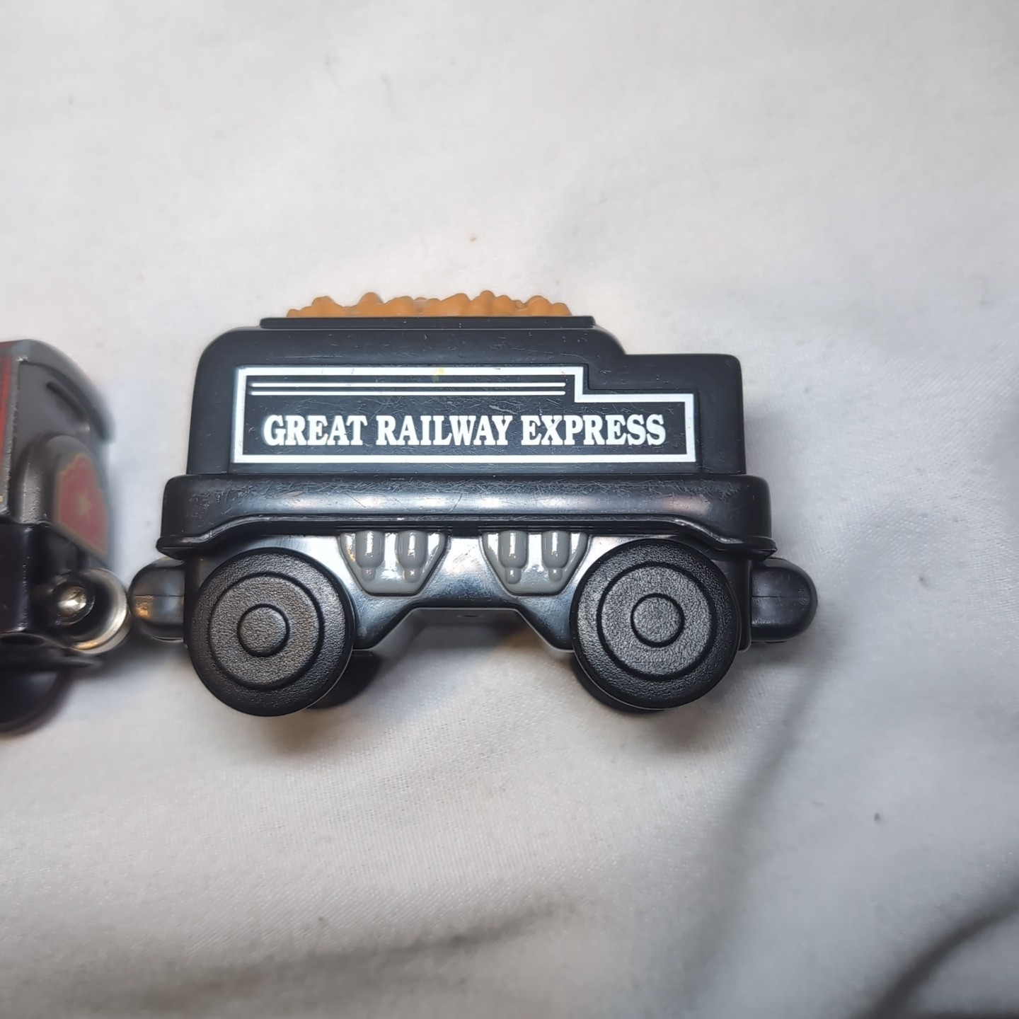Vintage 1999 Learning Curve Jupiter CPRR Train Engine Toy & Coal Tender WORKS