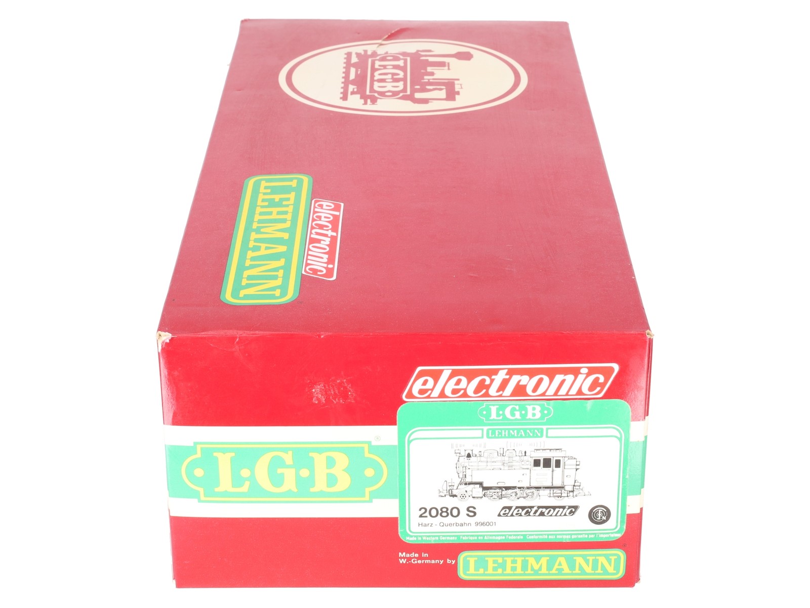 LGB 2080S G Scale 2-6-2 Powered Tank Steam Locomotive w/Sound #99 6001 EX/Box