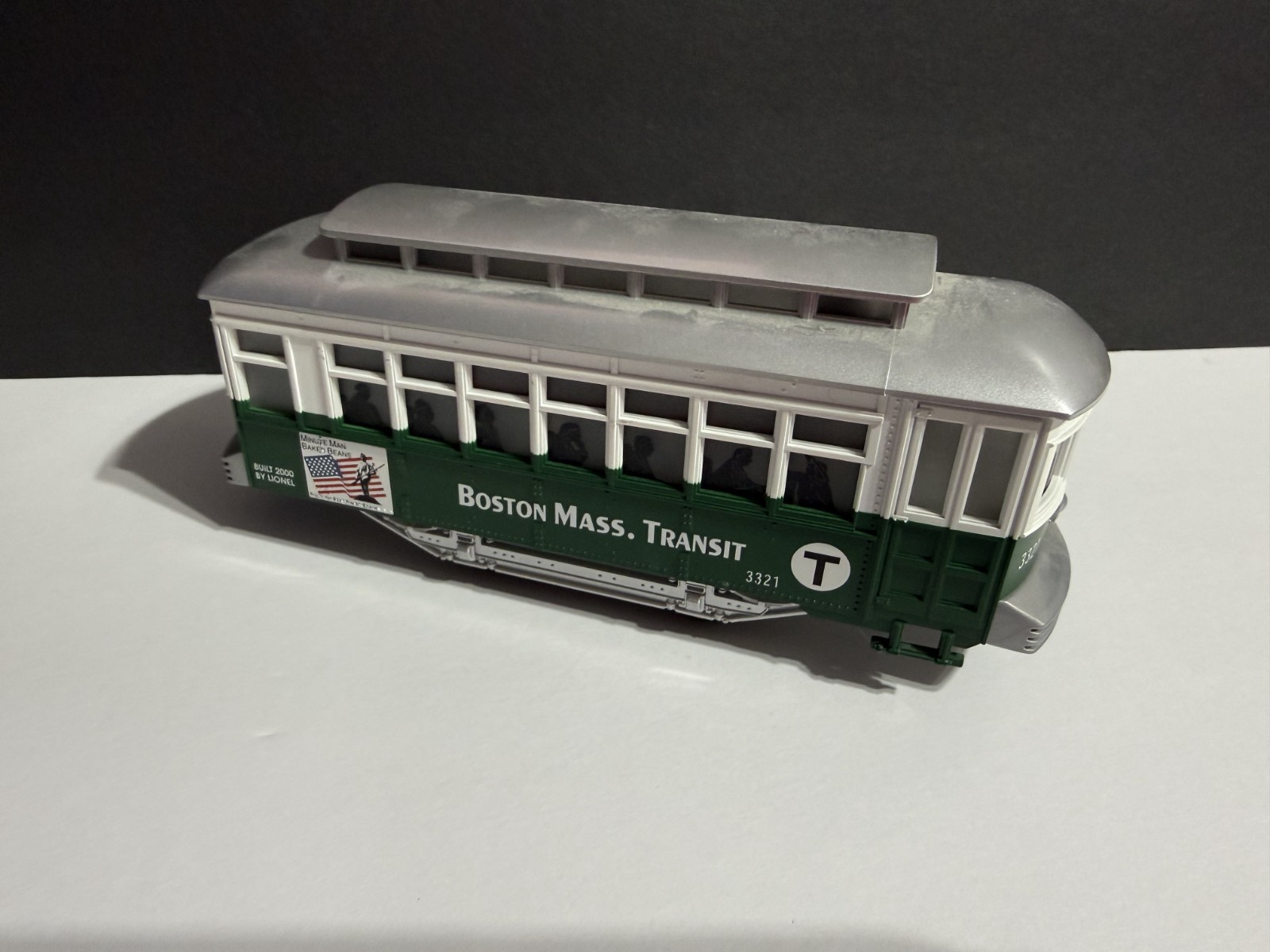 Lionel Boston Green Line “T” Treat Trolley – Tested Working – Hard to Find