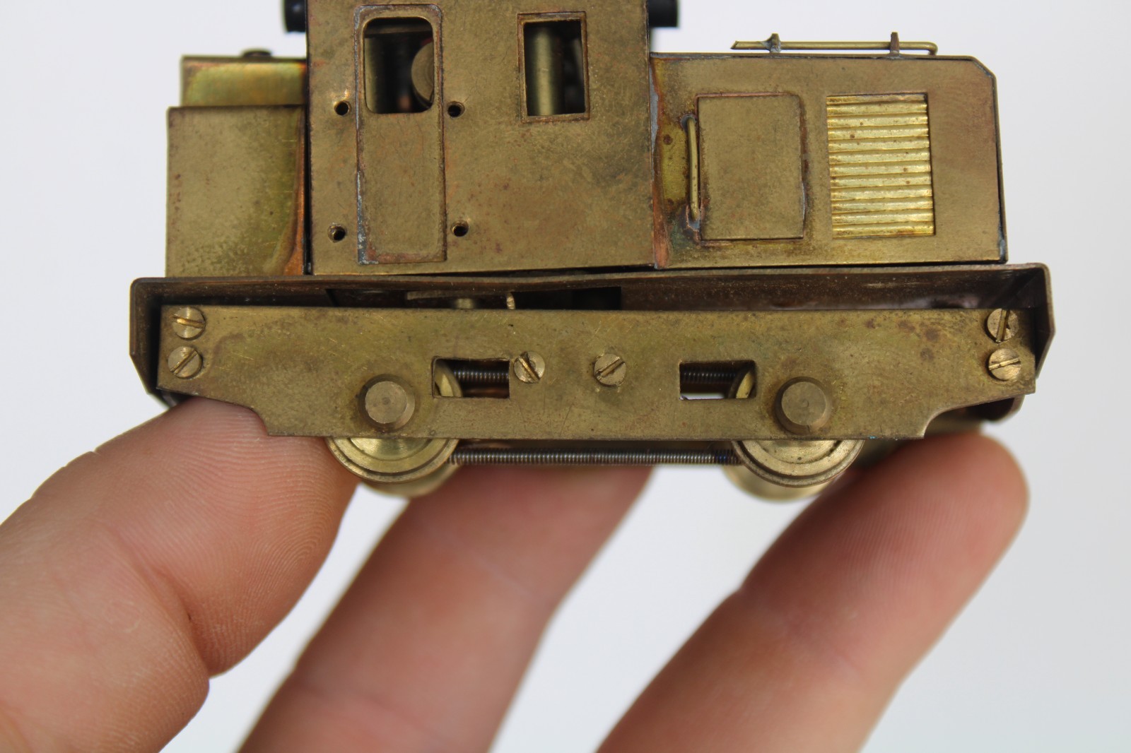 Vintage HO Brass Tetsudo Mokeisha Diesel Critter Industrial Switcher w/ Box