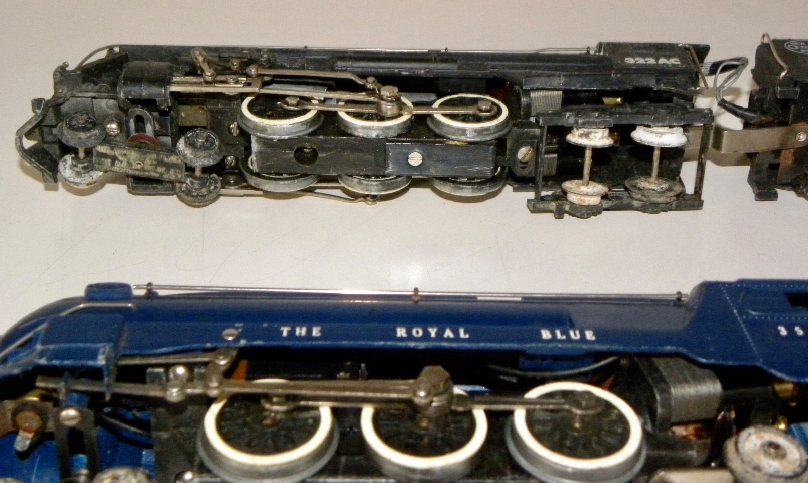 American Flyer 322AC 4-6-4 Steam Loco & Tender ~ The Royal Blue ~ Parts / Repair