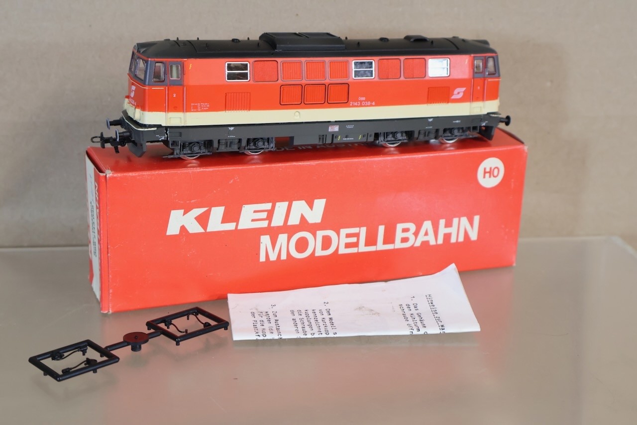 KLEIN MODELLBAHN OBB ÖBB CLASS BR 2143 038-4 DIESEL LOCOMOTIVE om
