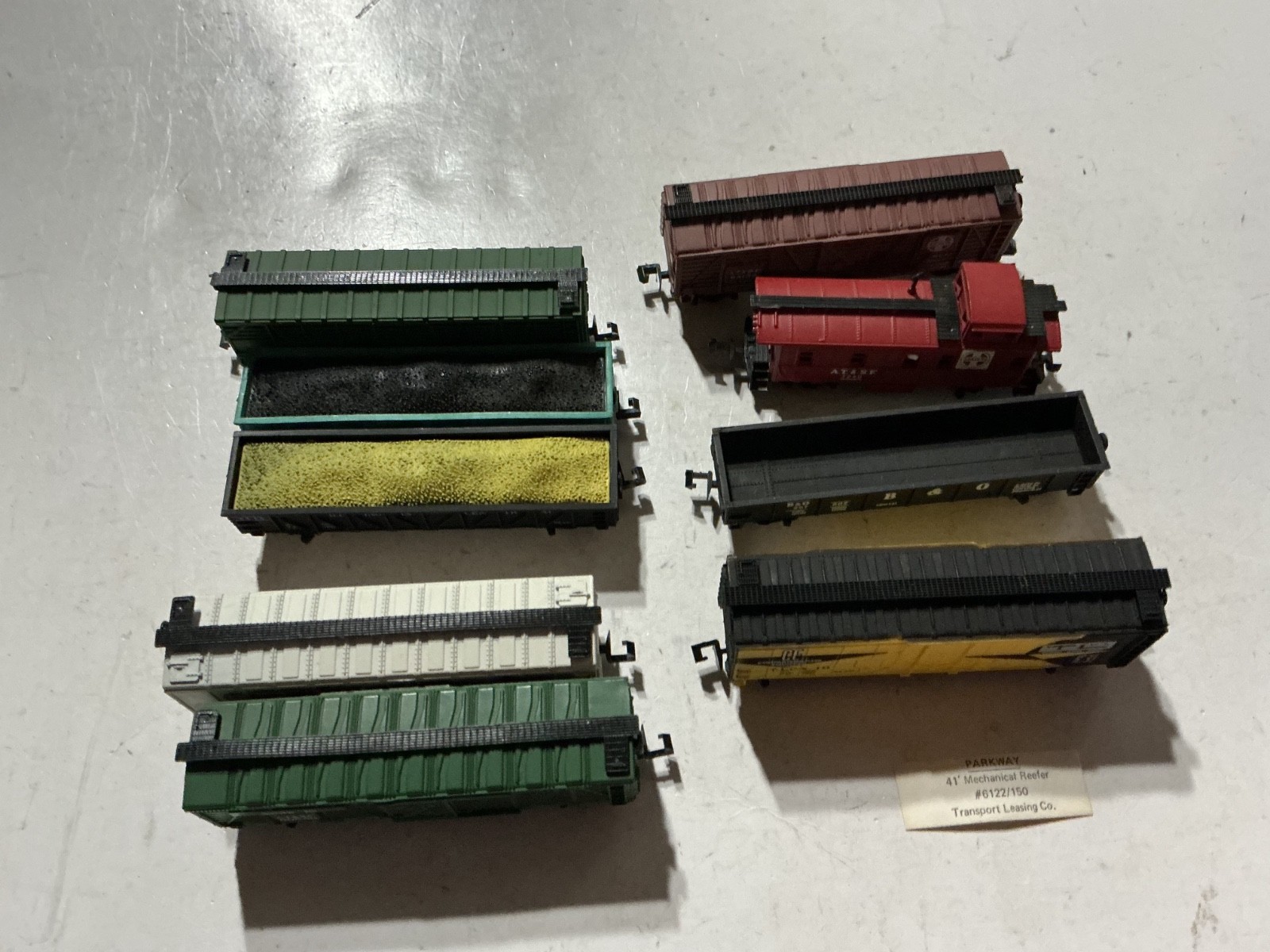 Bachmann/Trix N Gauge : Various Manuf. Freight cars, Engines and Track. Used