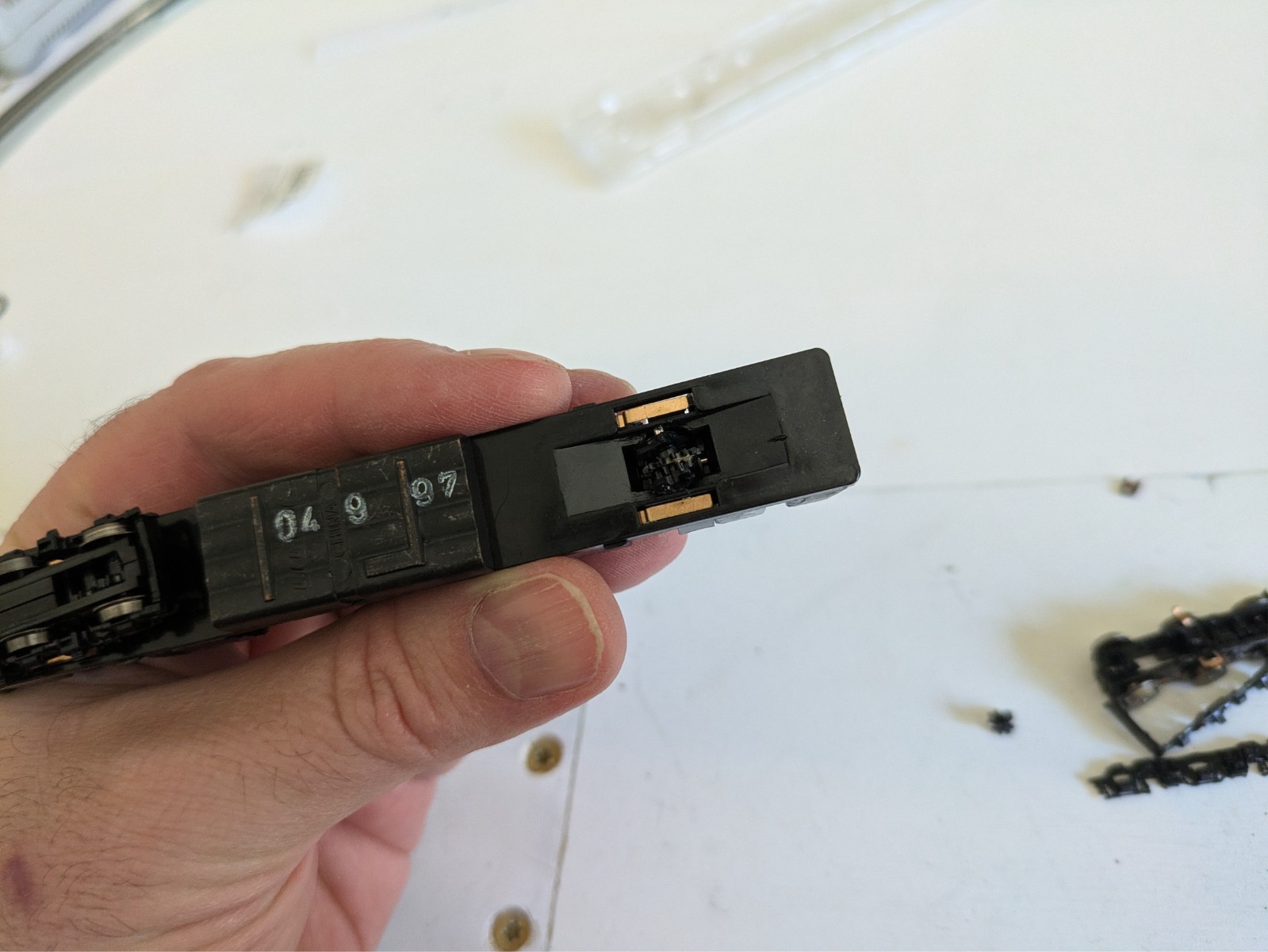 Life Like N Scale E7 Boston Maine 7002 #3813 for parts/repair