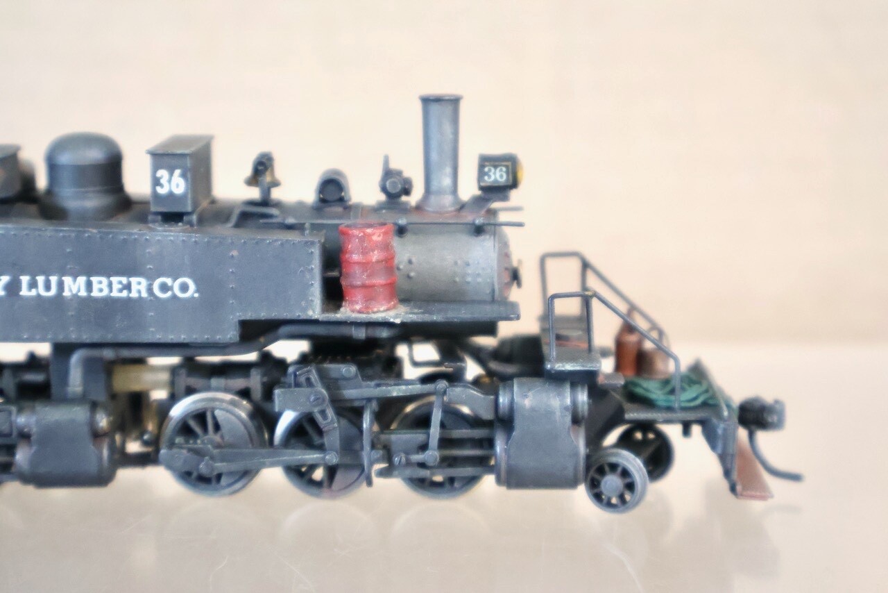 NORTHWEST SHORT LINE COOS BAY LUMBER 2-6-6-2 RAYONIER MALLET LOCOMOTIVE 36 on