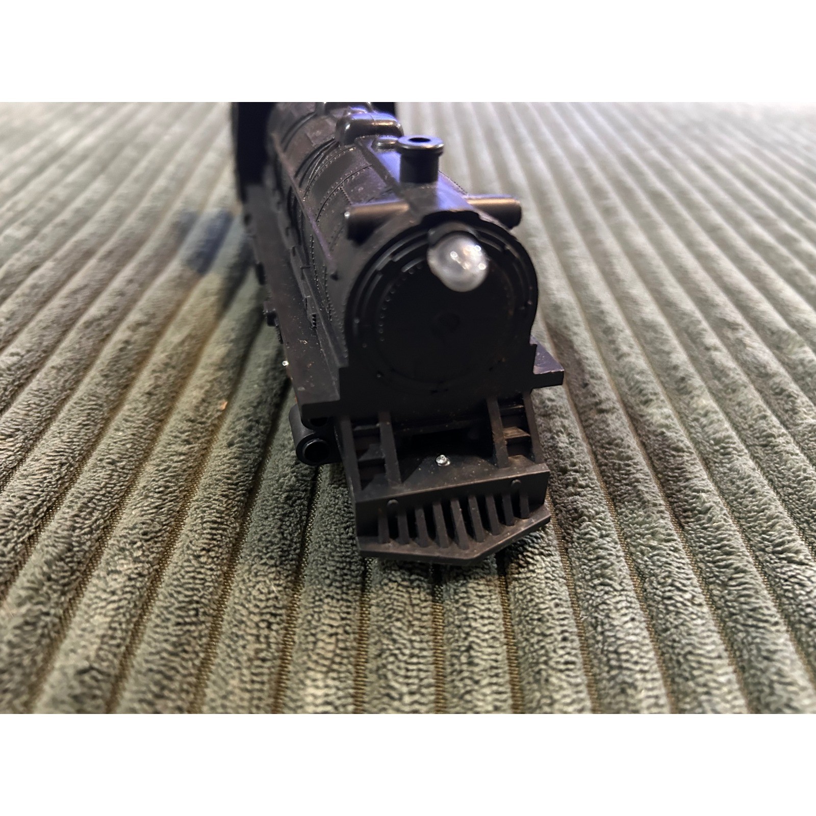 Vintage Burnett Industries Inc. Black Steam Locomotive Toy Train Made in Japan