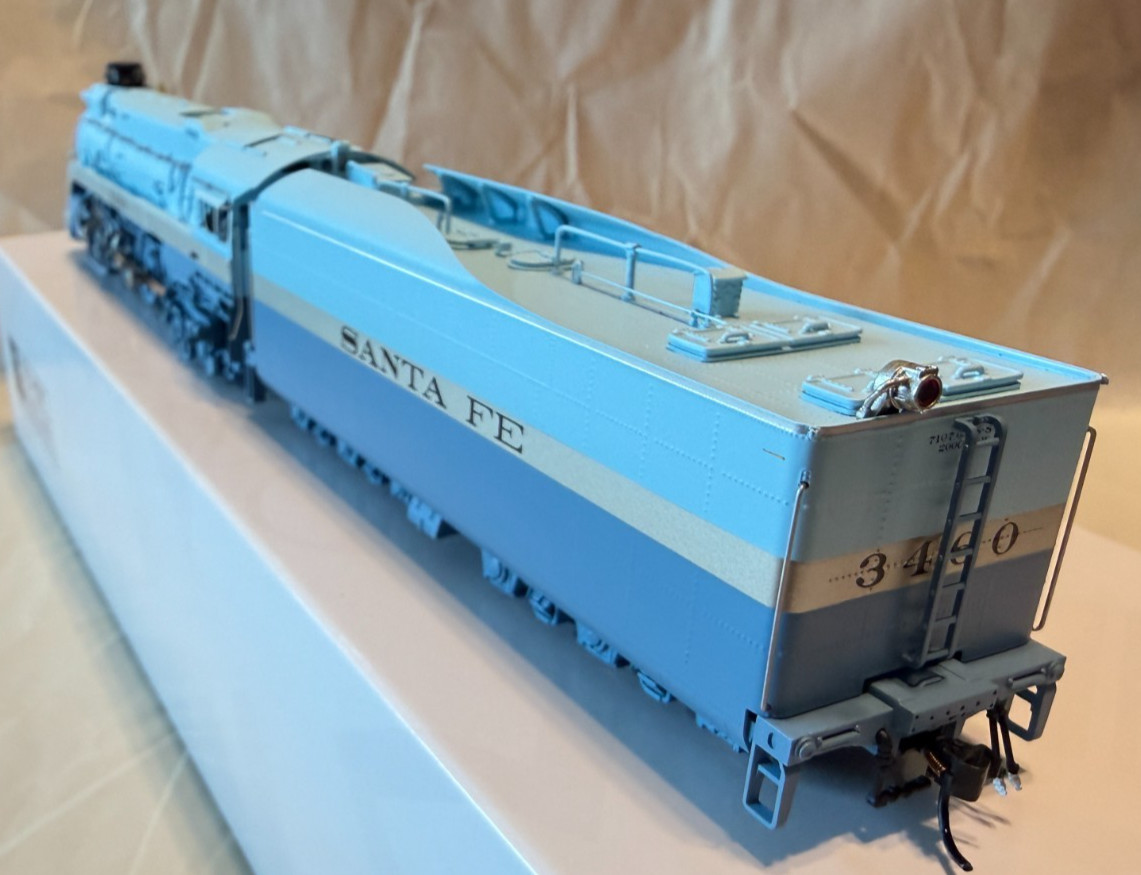 BLI Broadway Limited HO ATSF Blue Goose 3460 1951-1953 Appearance DCC & Sound