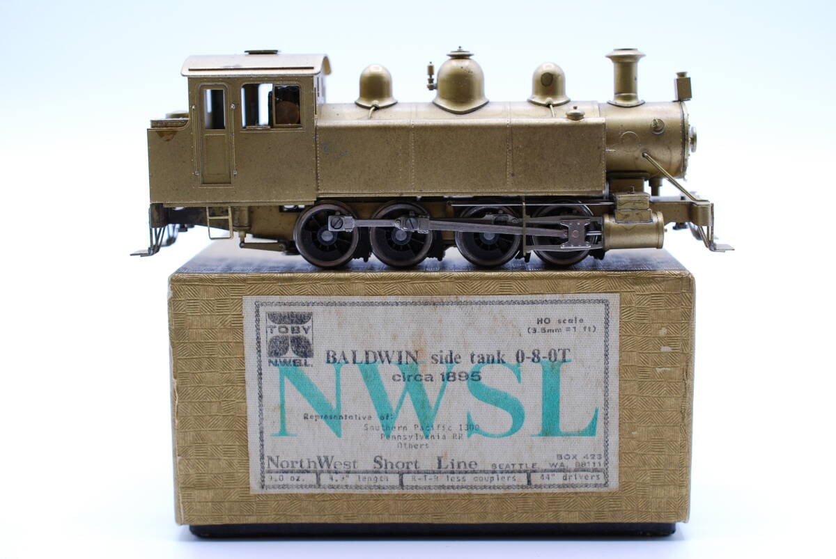 TOBY NWSL Baldwin Side Tank 0-8-0T Circa 1895 Steam Locomotive HO Tested #125