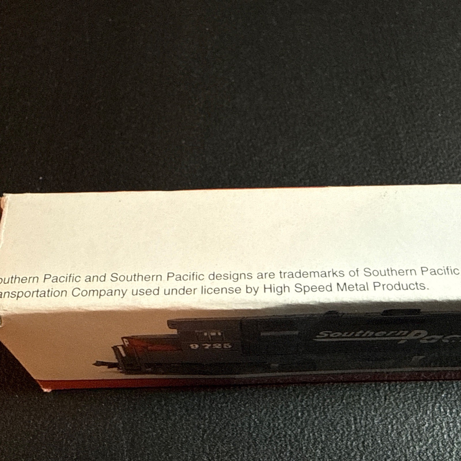 Southern Pacific Locomotive #9725 N Scale Toy by High Speed Metal Products NIB