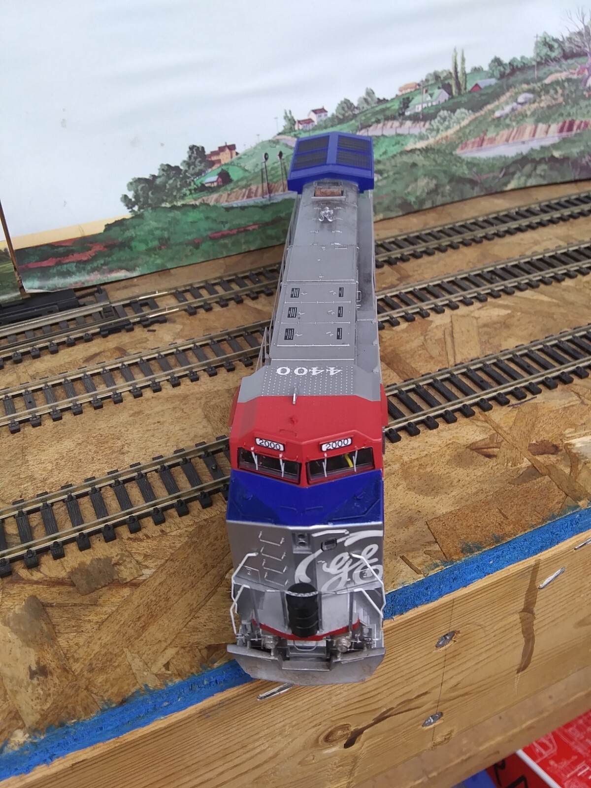 HO Kato/Athearn/Bowser AC4400CW GE Demonstrator #2000 Kitbash Project 95% Done