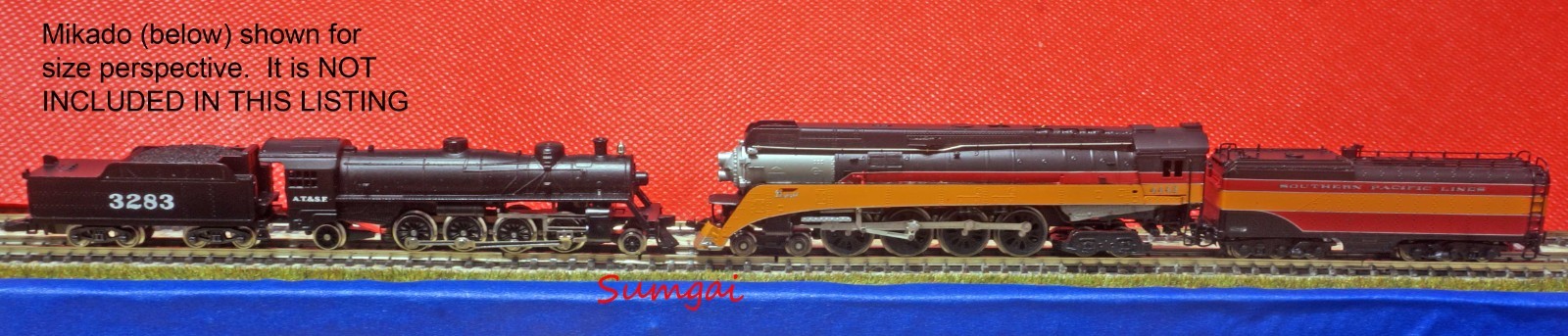 American Z Line BRASS 1721-2 SP DAYLIGHT GS4 LOCOMOTIVE 4443 Z Scale Z Gauge AZL
