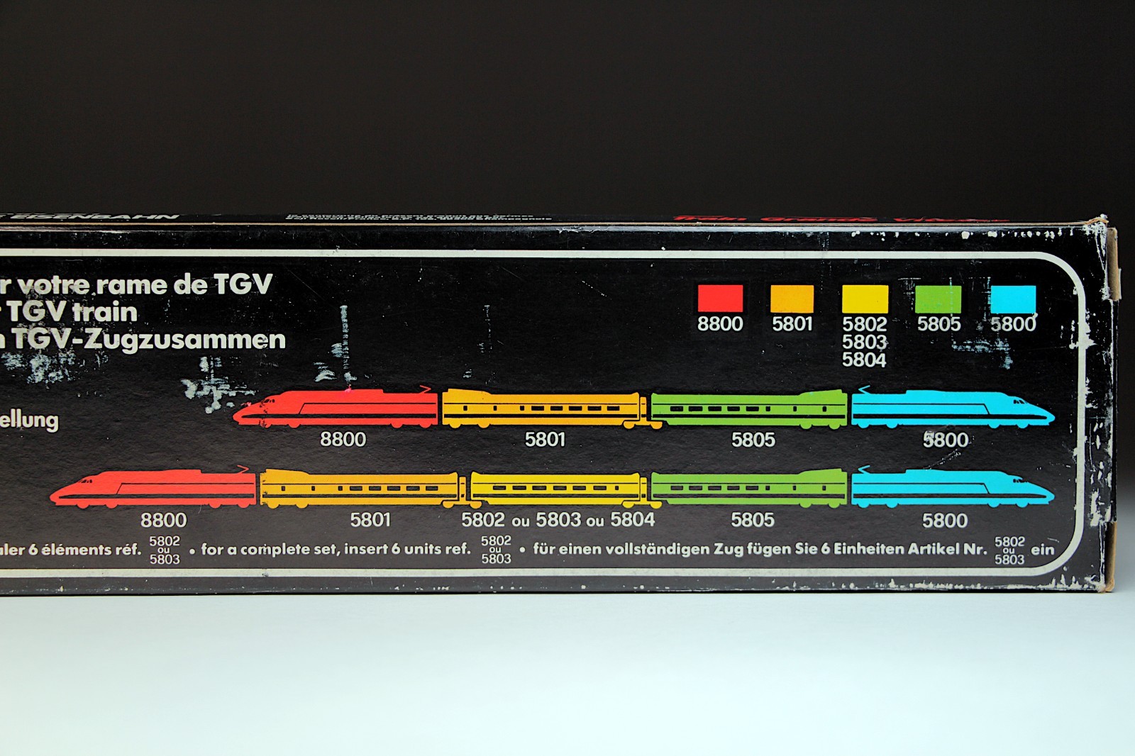 Jouef TGV 23084 Train Grande Vitesse HO Scale Electric Train 8800 Engine in Box