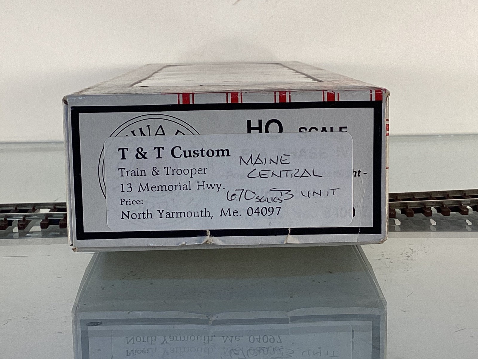 Stewart HObbies HO F3A Phase II Custom Maine Central, Painted & Detailed