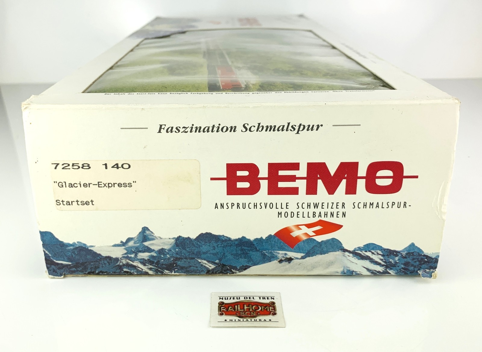 PR93 – BEMO H0m 7258 140 – RhB STARSET “GLACIER-EXPRESS” – ANALOG DC