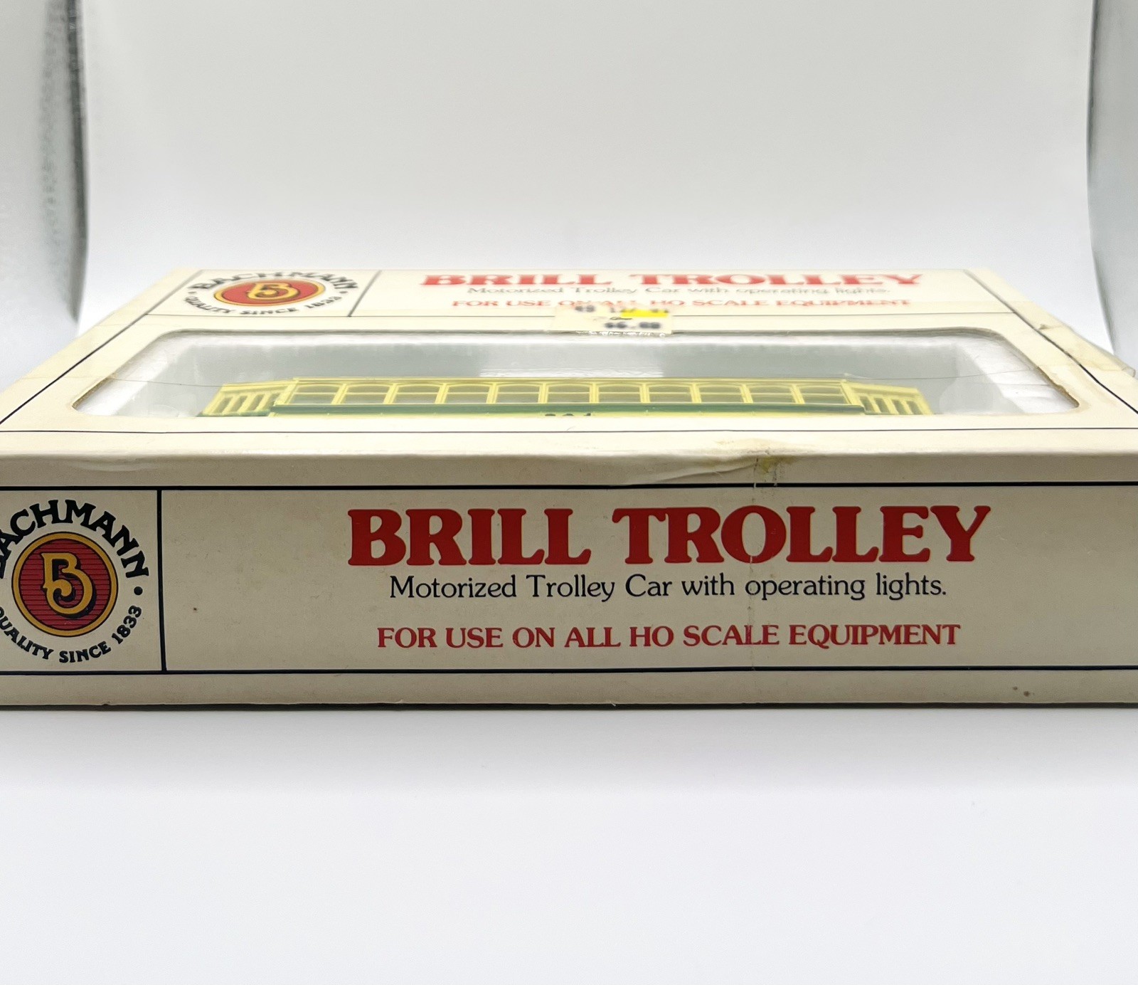 Vintage Bachmann Philadelphia Rapid Transit Brill Trolley w Lights HO Scale