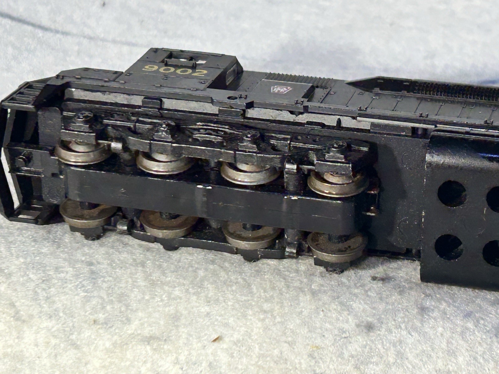 Massive Athearn Pennsylvania RR DD-40 Locomotive 2 Motors HO (Ex Box)