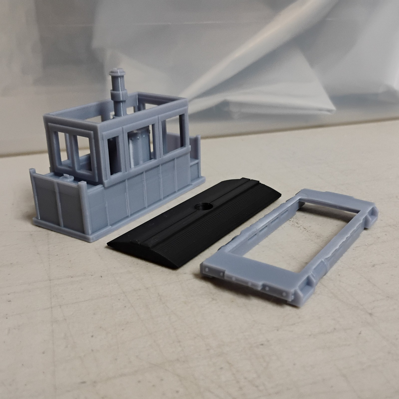On18 12ft STEAM TRAM LOCO #1 kit for Kato 11-109/105 chassis. RESIN 3D Print.