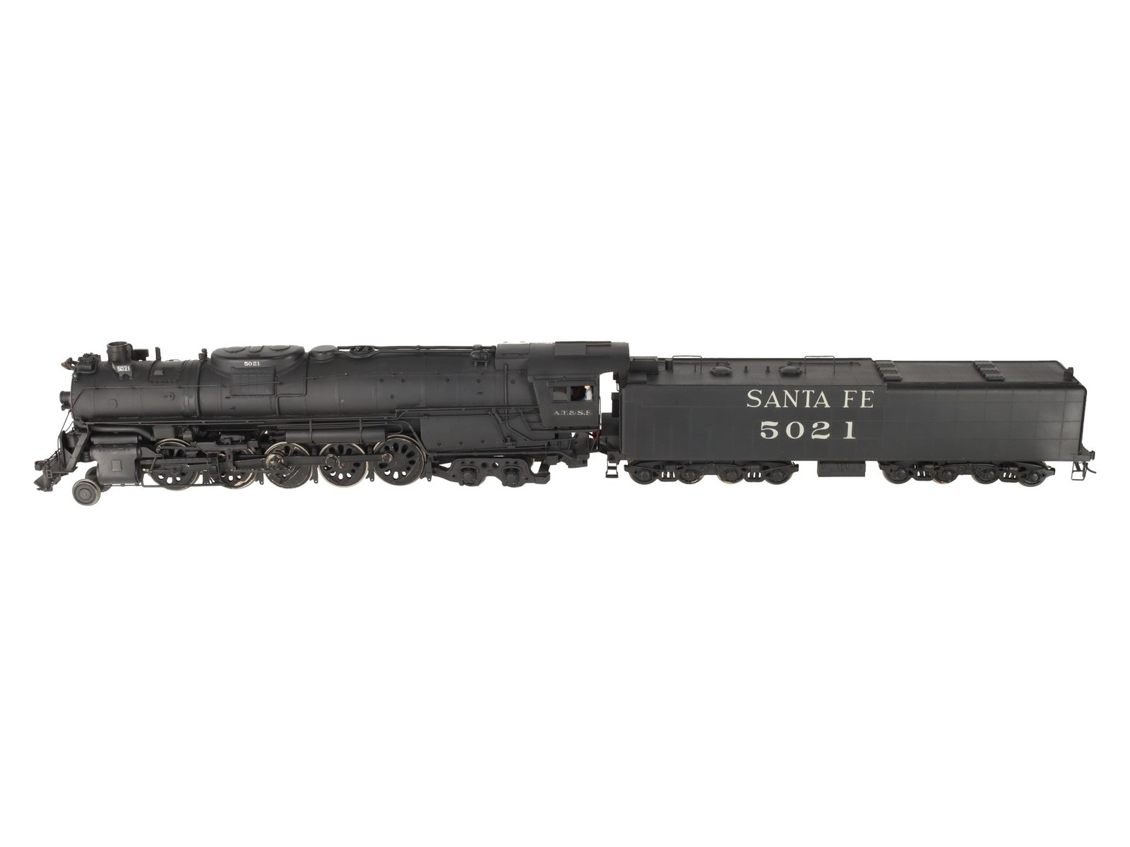 US Hobbies O Brass Santa Fe 2-10-4 Steam Engine & Tender #5021 w/ DCC (2-Rail)