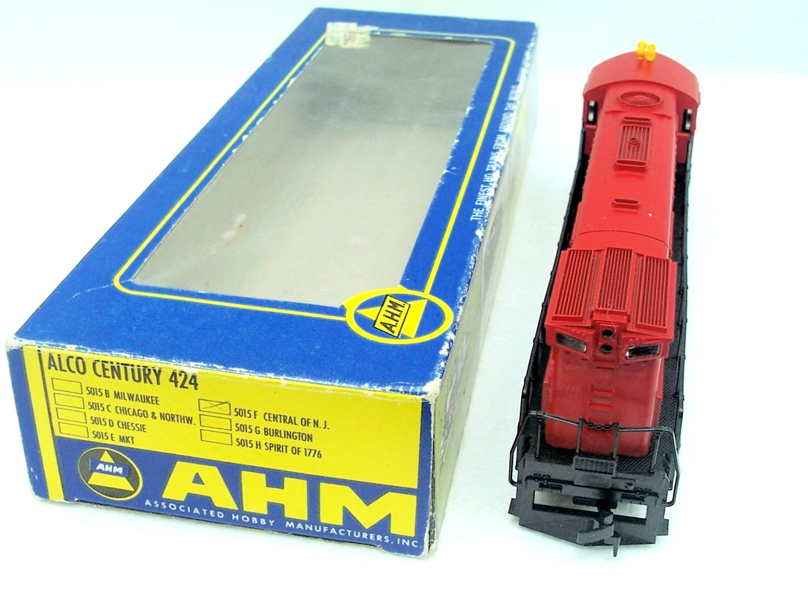 CNJ 1540 Central RR Of New Jersey ALCO CENTURY 424 Diesel HO w/ box AHM 5015F