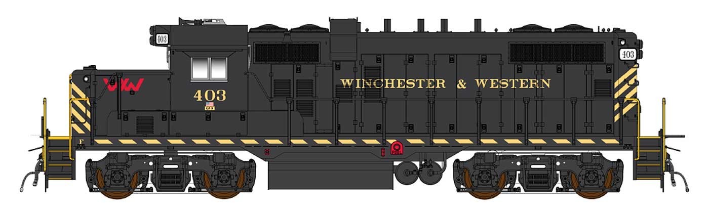 InterMountain HO Scale 49870 Winchester & Western Paducah GP10 Locomotive