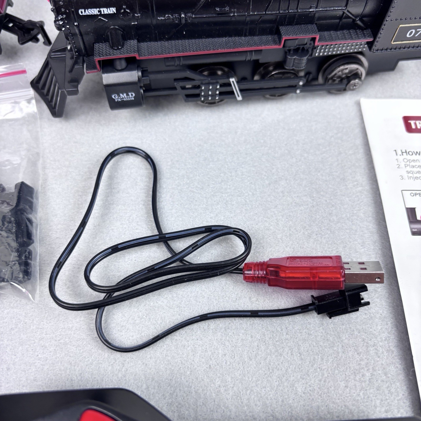 G.M.D. FX-03238 Express Model Train Locomotive Engine Steam Sounds Tested