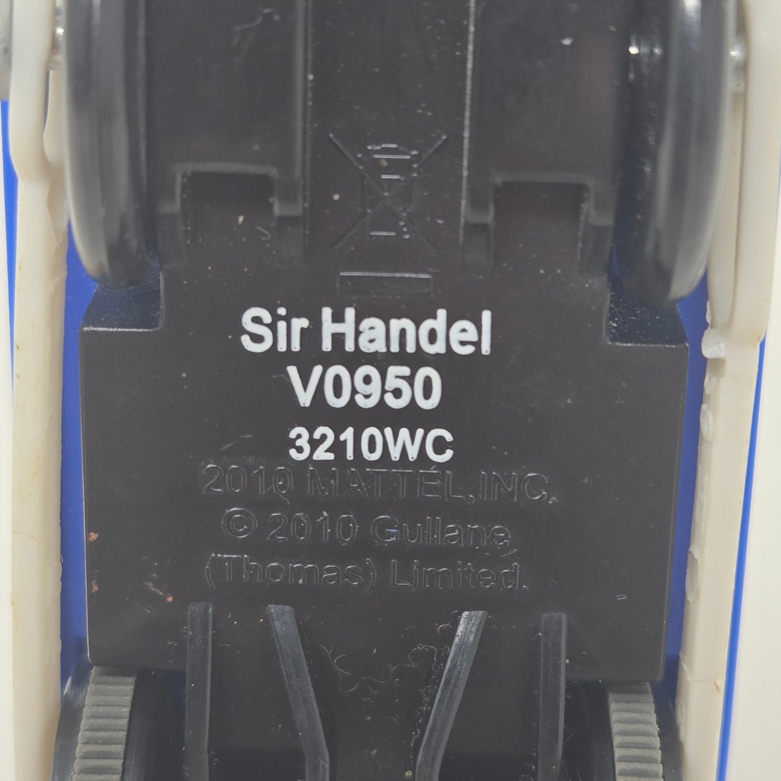 Thomas TrackMaster Sir Handel Motorized Engine Blue Train Mattel V0950 2010