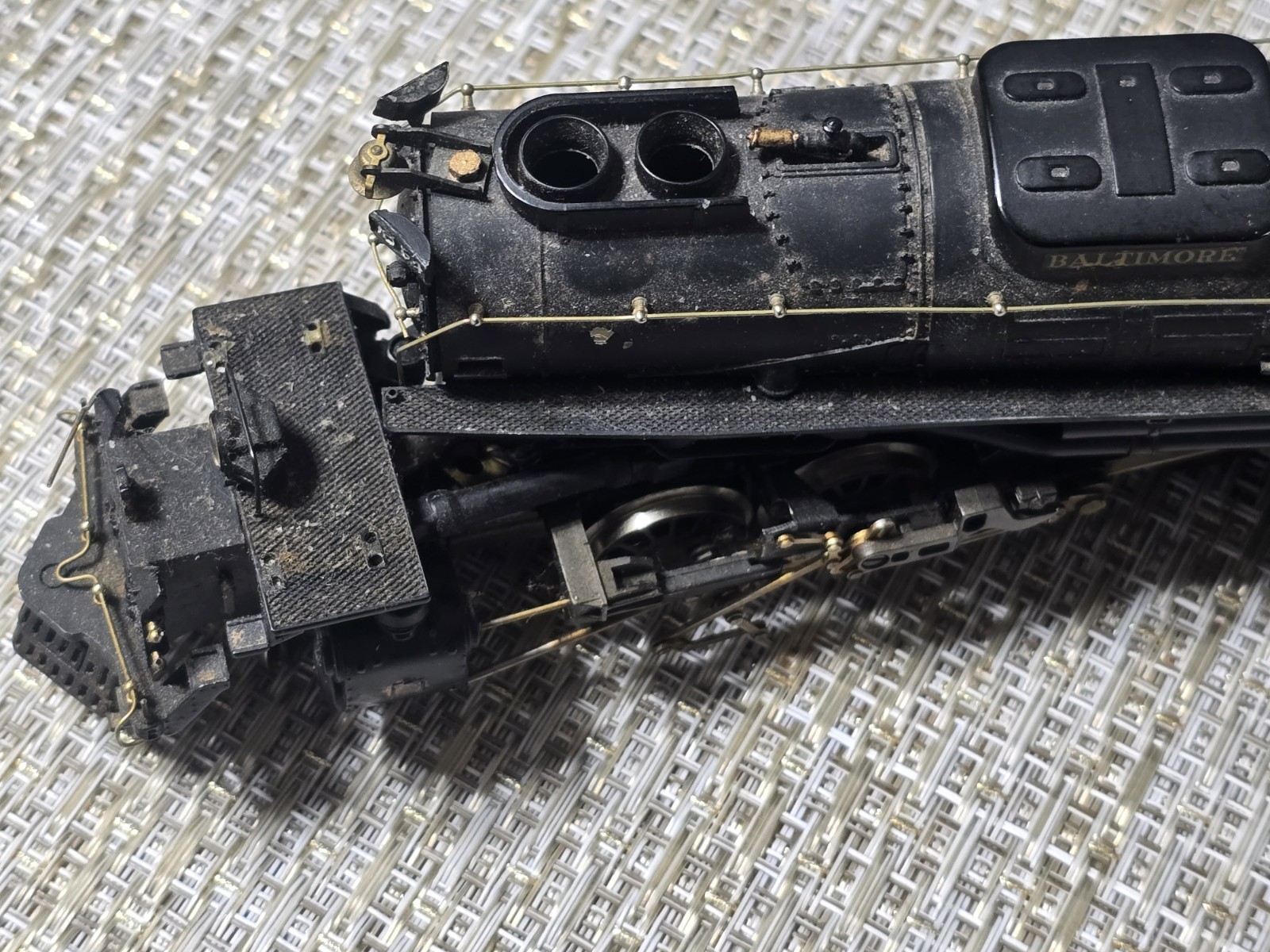 Rivarossi MadeinItaly Vintage HO B&O Steam Locomotive1854 w/RioGrandeTender 9570