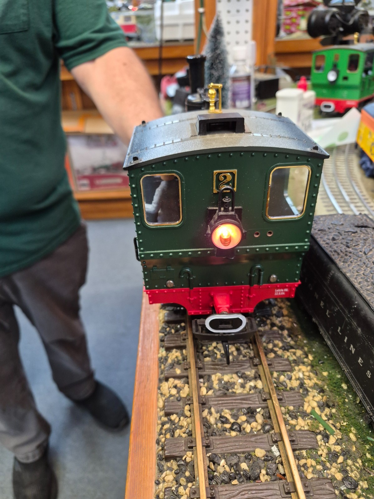 LGB 2010D 0-4-0 STAINZ LOCO SMOKE , LIGHTS , ENGINEER ORIGINAL BOX TESTED