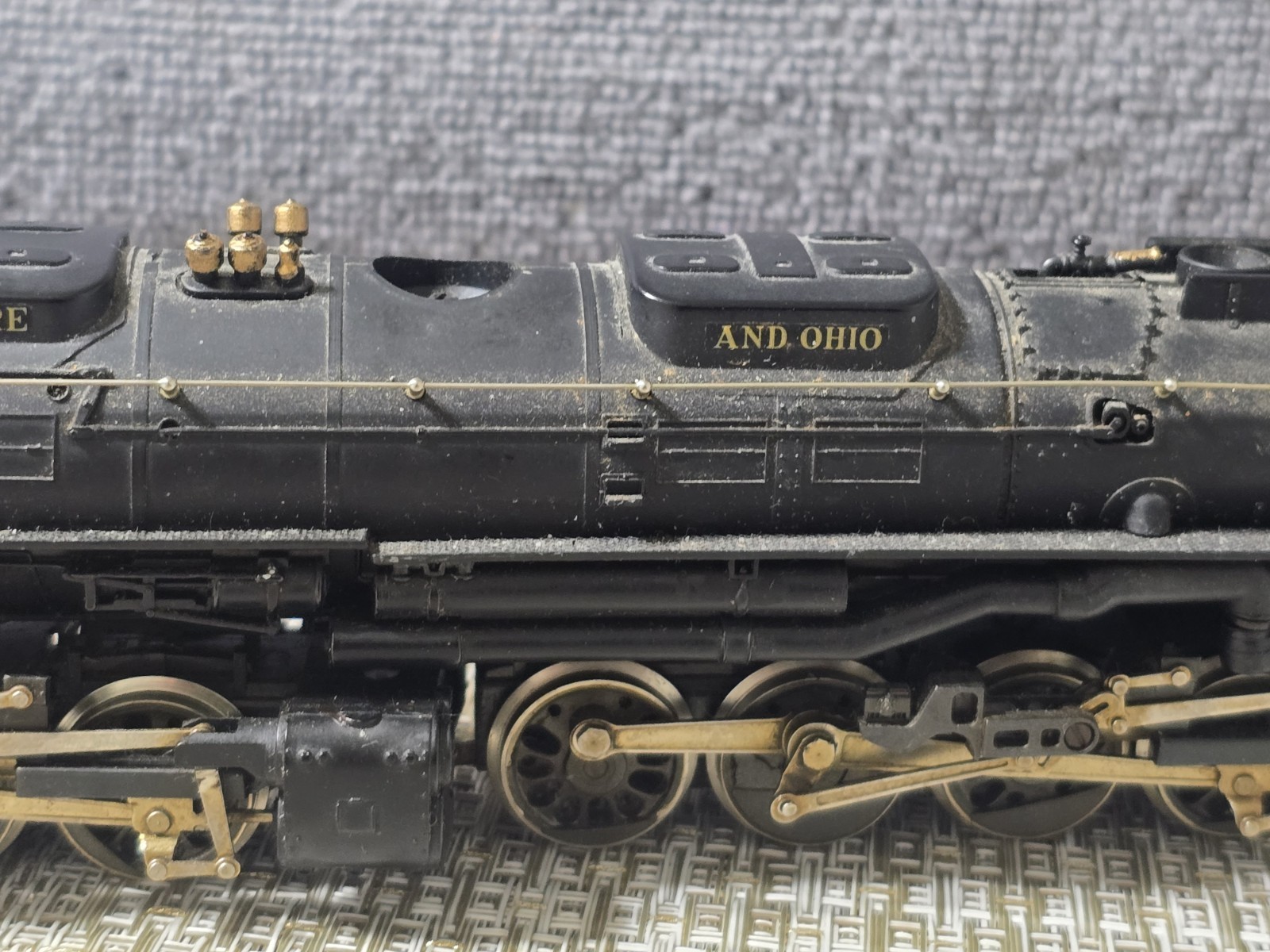 Rivarossi MadeinItaly Vintage HO B&O Steam Locomotive1854 w/RioGrandeTender 9570