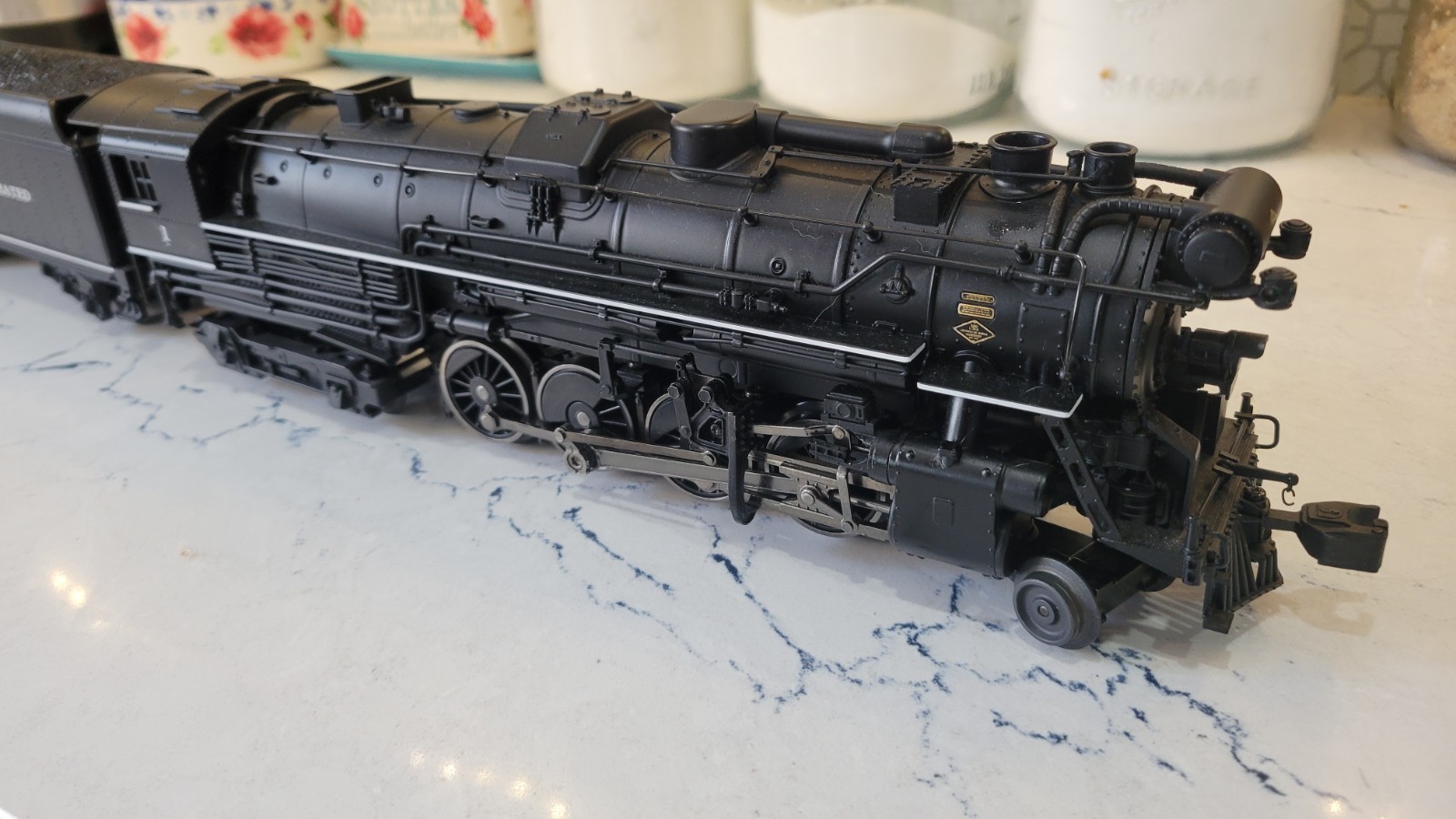 O Scale K-Line Berkshire & Tender 2-8-4 Rare Lima Demonstrator
