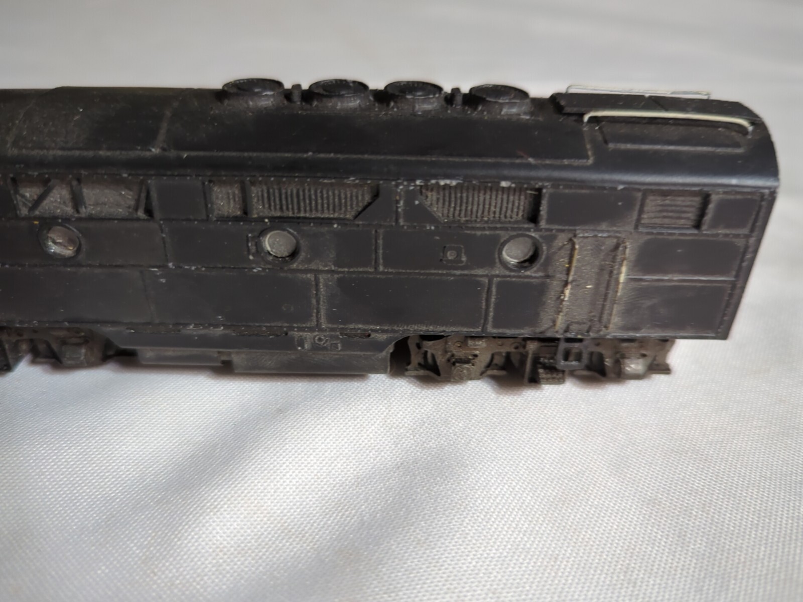 HTF Ho Gauge Heavy Brass Or Steel Santa Fe Locomotive Shell & B Unit