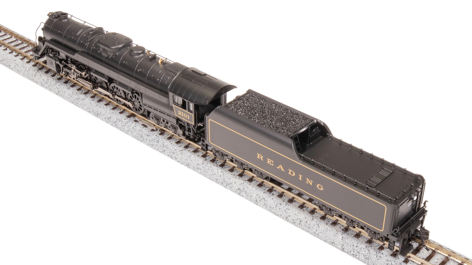 Broadway Limited Imports N 7400 T1 4-8-4, Reading (In-Service) #2101
