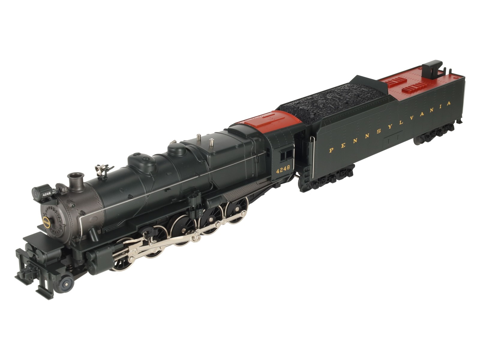 MTH 30-1176-0 O Pennsylvania 2-10-0 Decapod Steam Engine & Tender #4248 EX/Box