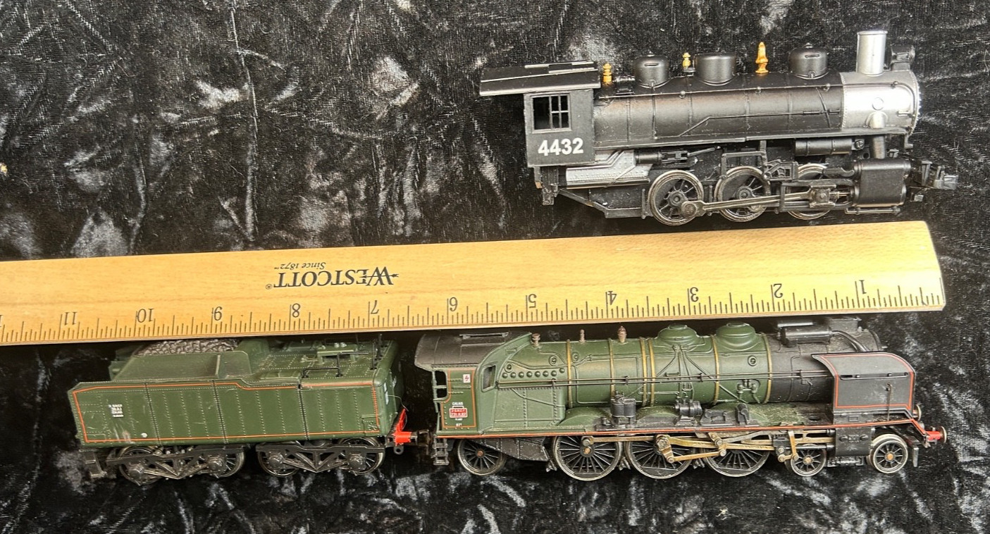 lot 2 Locomotive Motrice Electric Jouef HO LOCO VAPEUR PACIFIC 231K,4432 WORK E2