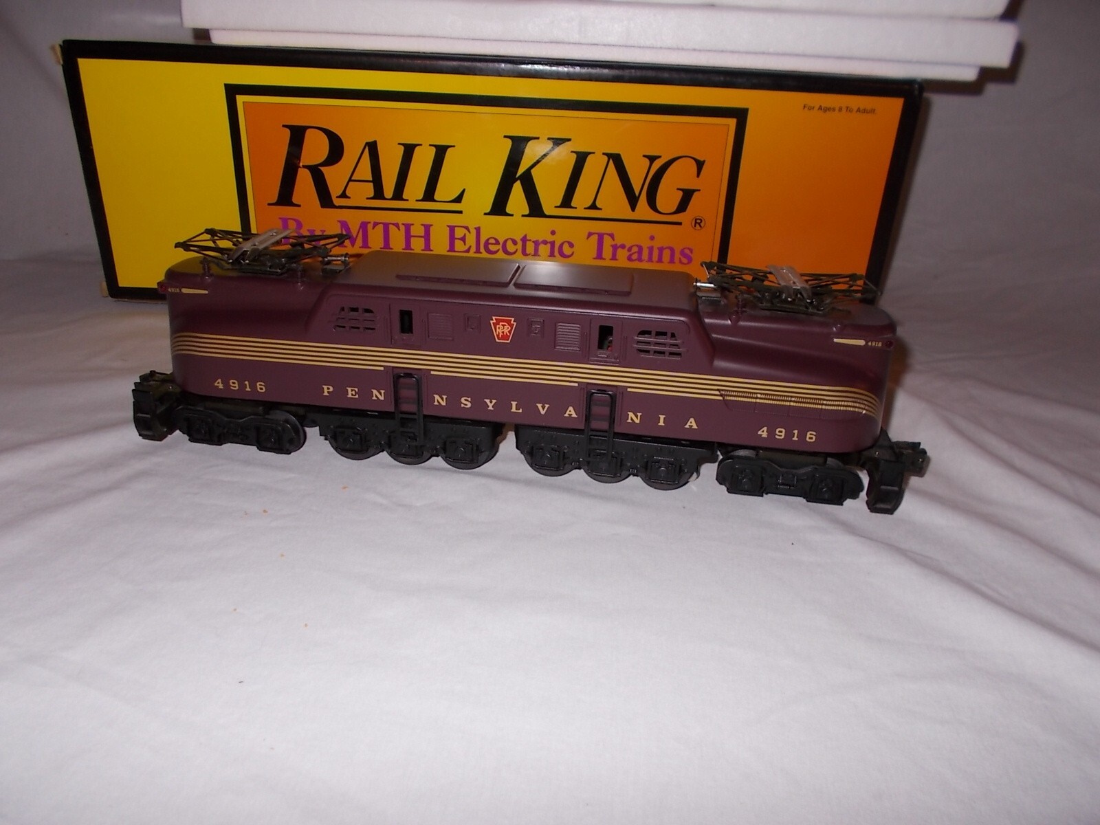 RAIL KING BY MTH ELECTRIC GG-1 ENGINE 4916 PART#30-2507 IN ORIGINAL BOX LOT #S67