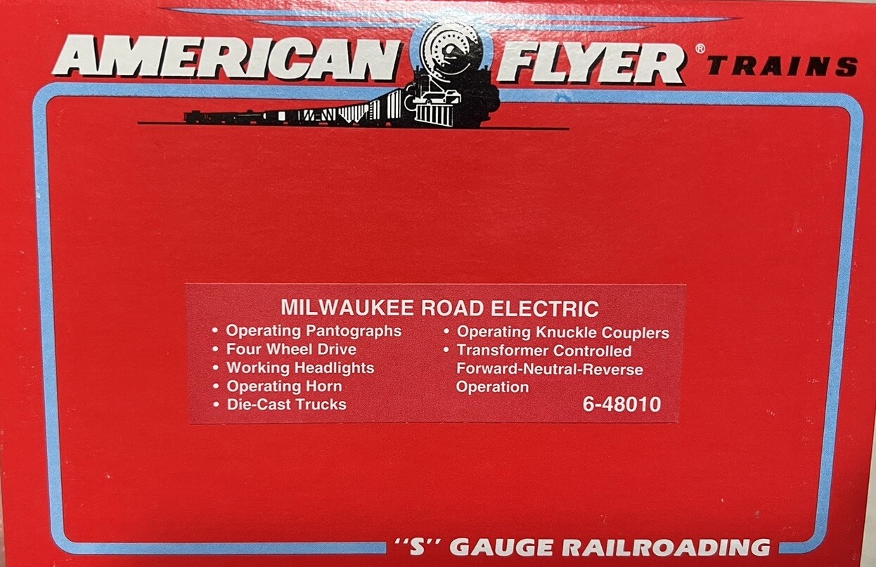 Milwaukee Road Electric Locomotive “8010”, AF #48010, NIB