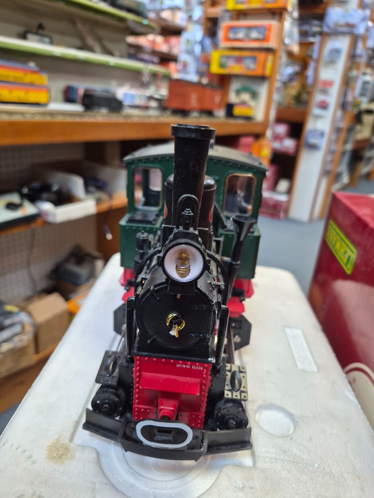 LGB 2010D 0-4-0 STAINZ LOCO SMOKE , LIGHTS , ENGINEER ORIGINAL BOX TESTED