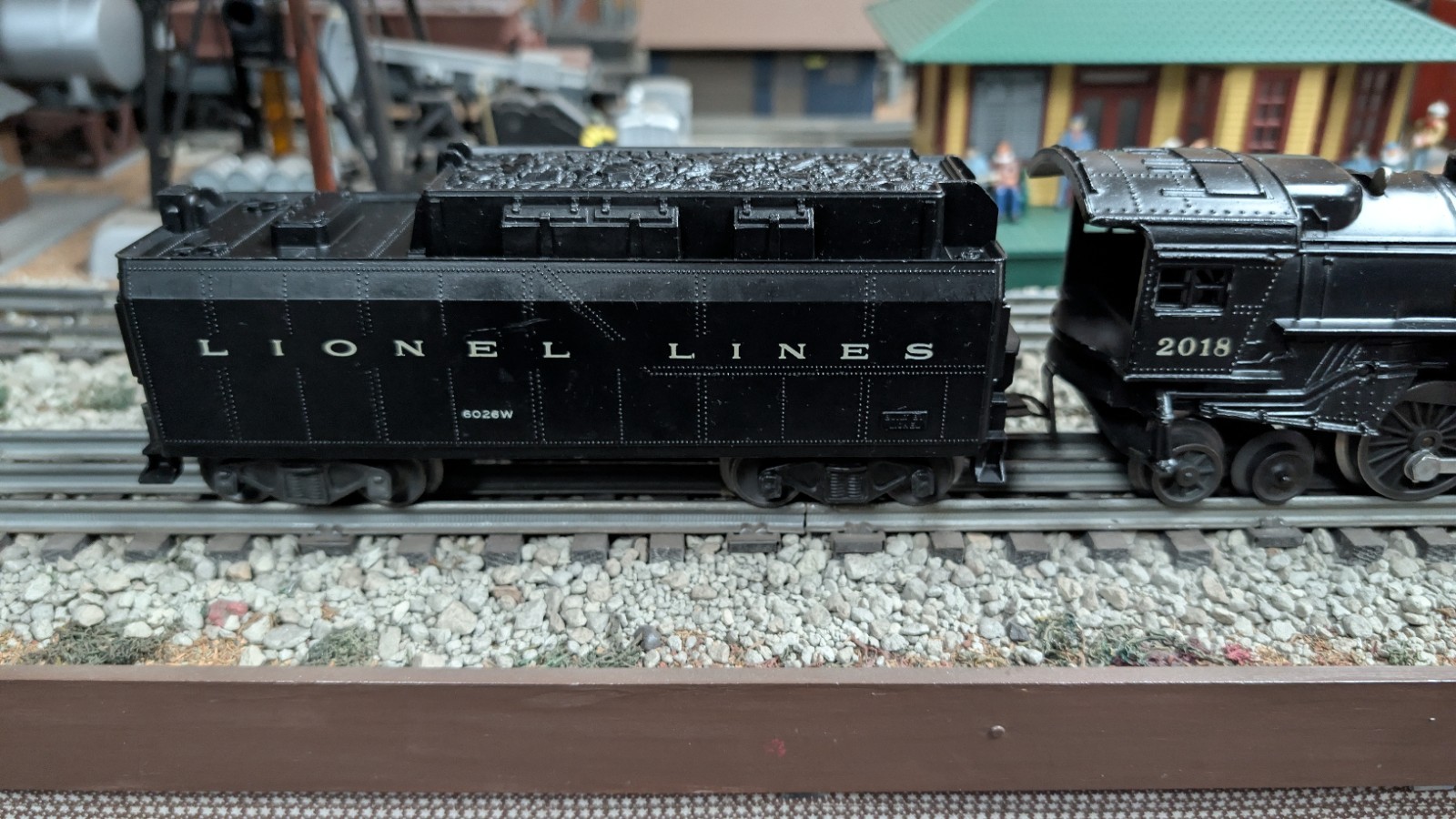 Lionel Postwar 2018 Steam Engine w/6026W Whistling Tender 2-6-4 Adriatic