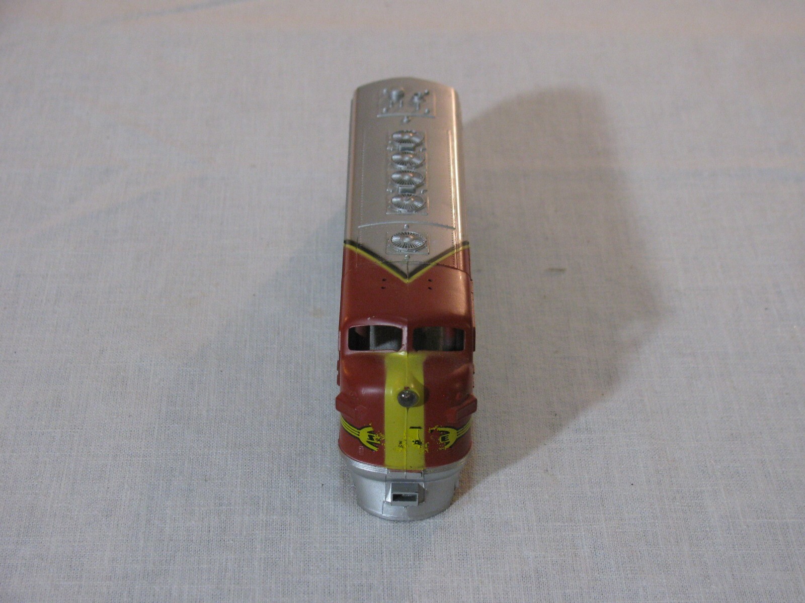 Vtg HO Scale Diesel Locomotive Shell ONLY, Santa Fe #4015, Unbranded a rr