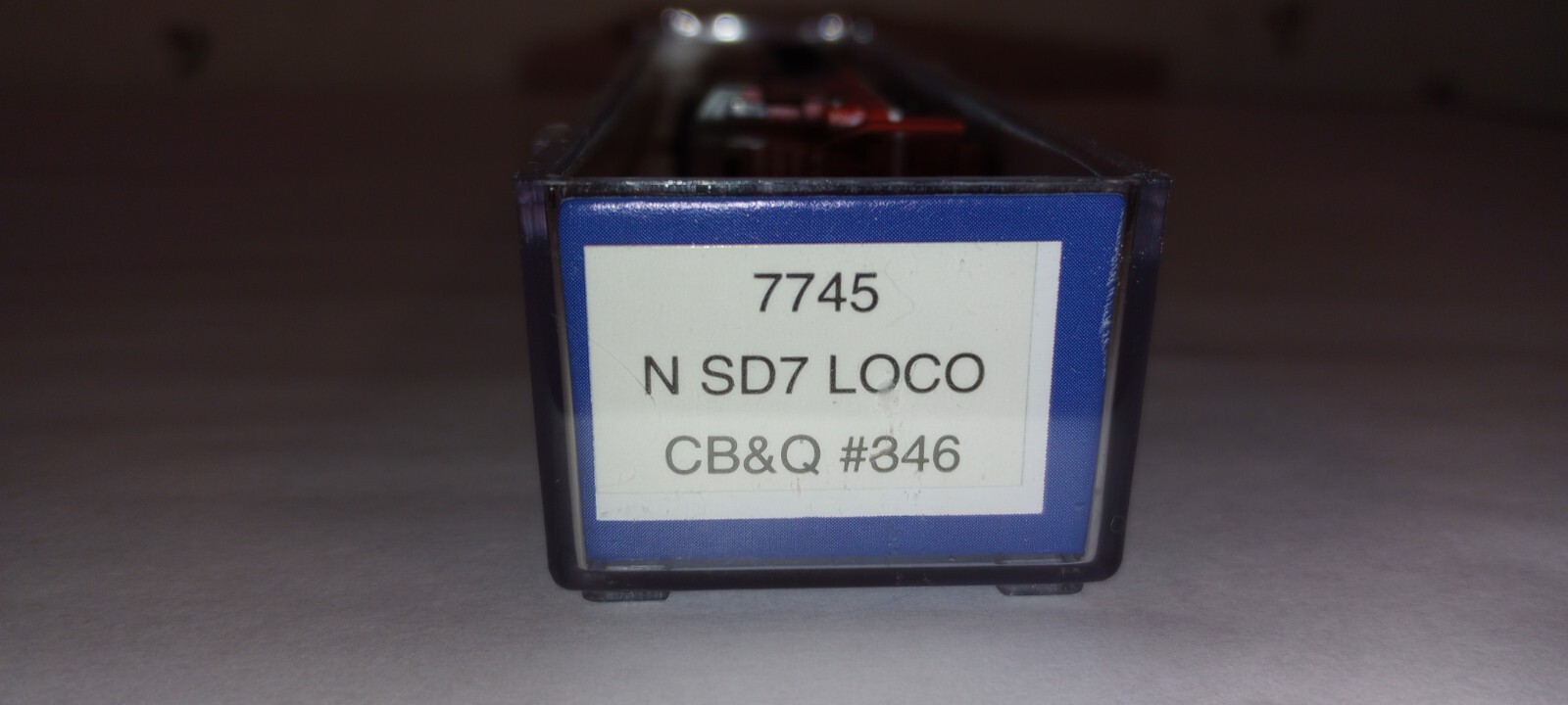 Life-Like #7745 SD7 CB&Q Diesel Locomotive Engine #346 Redbird Tested