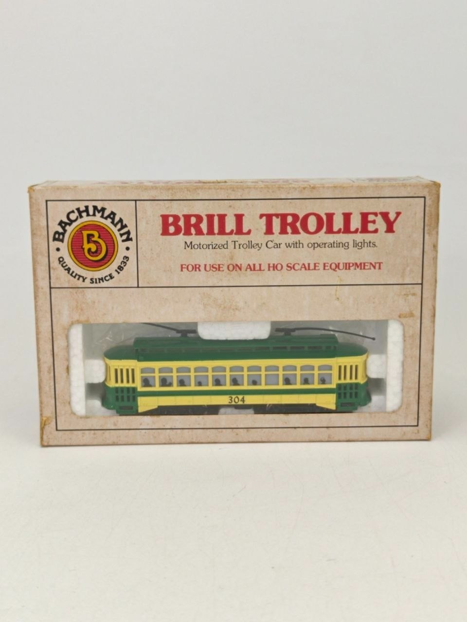 Bachmann HO Brill Trolley No.1311 OPRT Car 304 Box Tested READ
