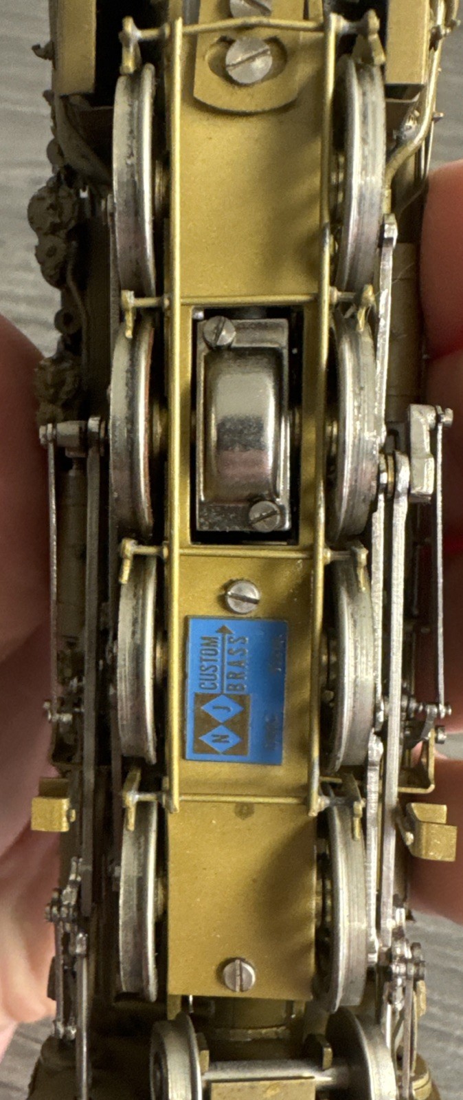 NJ Custom Brass HO #ST-298 Class M-78 4-8-2 D&RGW – Unpainted, Tested & NIB!