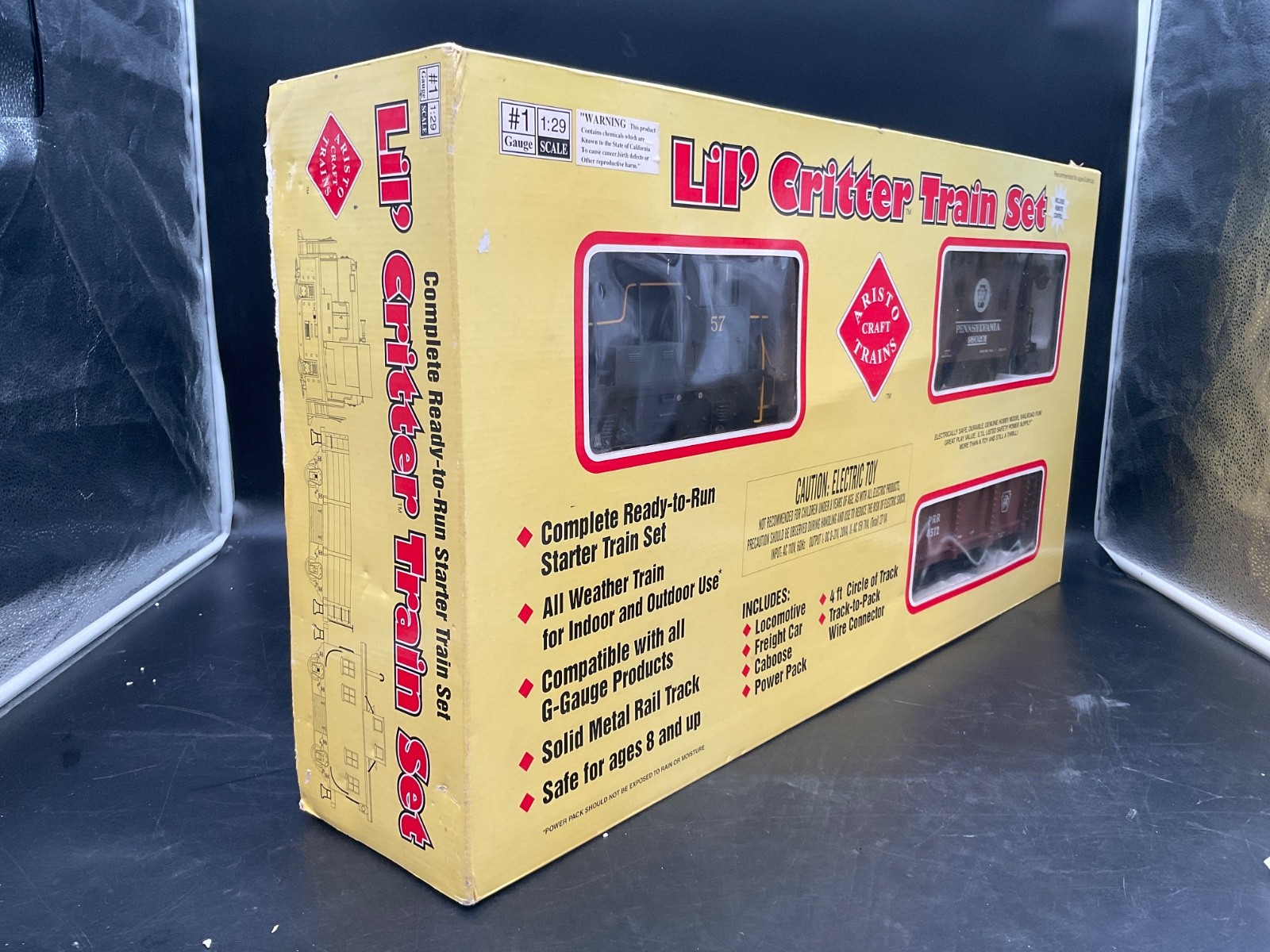 **NEW** ARISTO CRAFT – LIL’ CRITTER TRAIN SET 1:29 G SCALE “PENNSYLVANIA”
