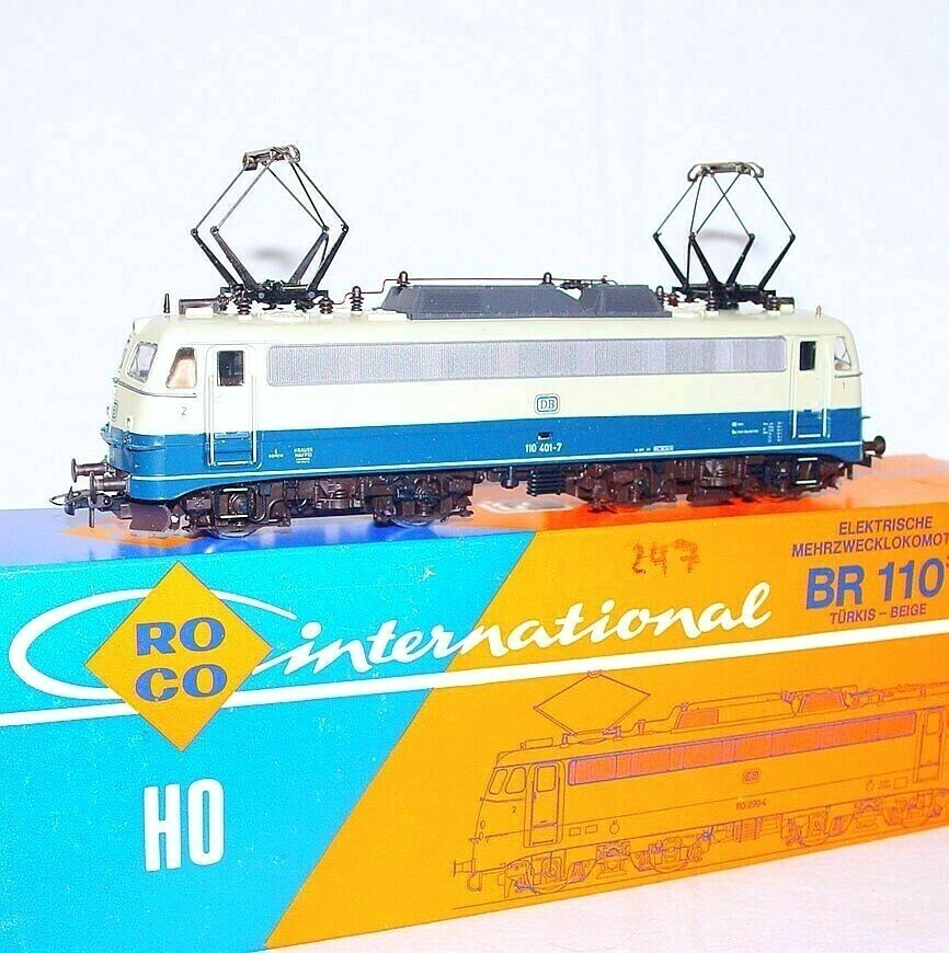 Roco DC HO 1:87 Deutsche Bundesbahn BR 110 “LORELEI” ELECTRIC LOCOMOTIVE MIB`78!