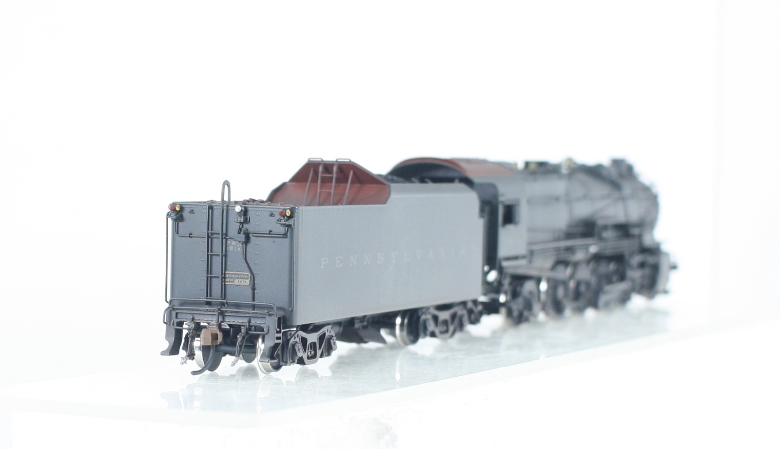 HO Brass Railworks Pennsylvania L-1 2-8-2 Factory Painted #1614 Weathered Detail