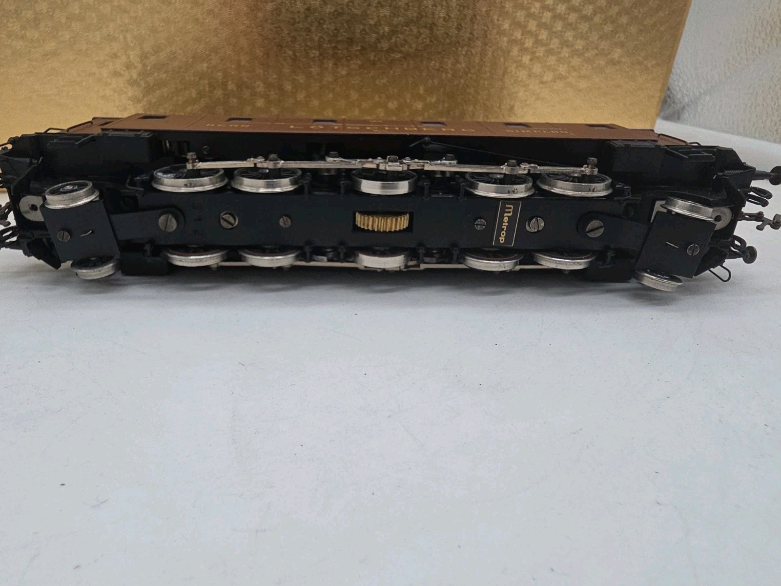 METROPOLITAN 701A BLS Be 5/7 Brown DC Electric Locomotive HO Prebuilt